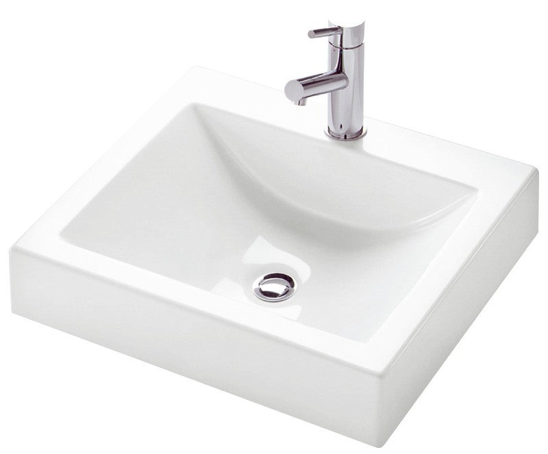 Neptune 19PLAVZEN-4-8PO White ZEN 19R-4in sink 8in Drilled