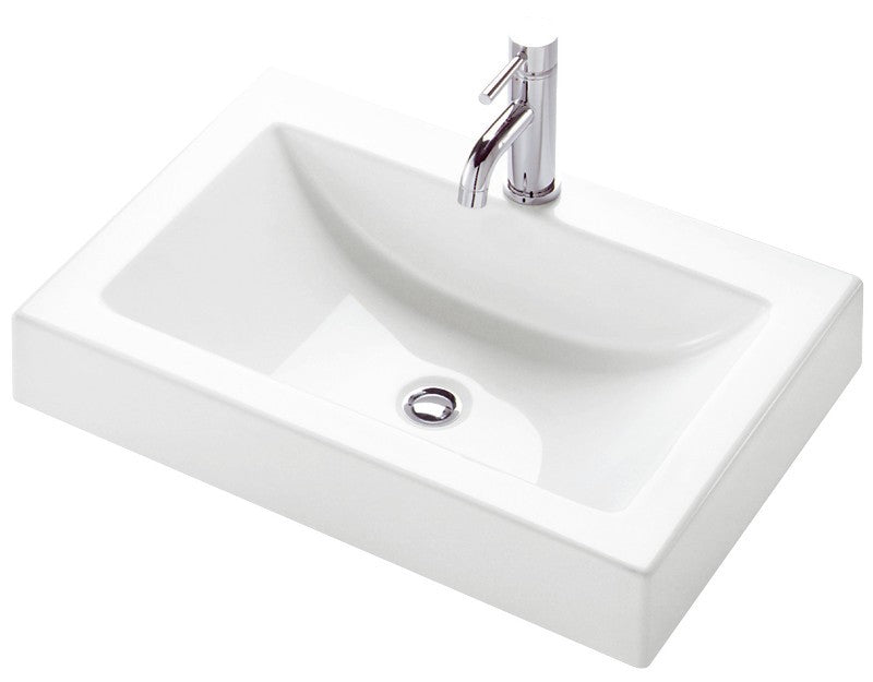 Neptune 25PLAVZEN-4-1xMONO White ZEN 25R-4in sink Mono Drilled