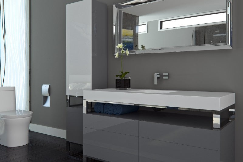Neptune WishS48 White WISH S48-4in polymer sink