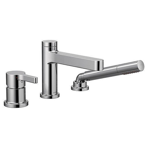 MOEN VICHY ROMAN TUB W/ HH TRIM 1 HANDLE