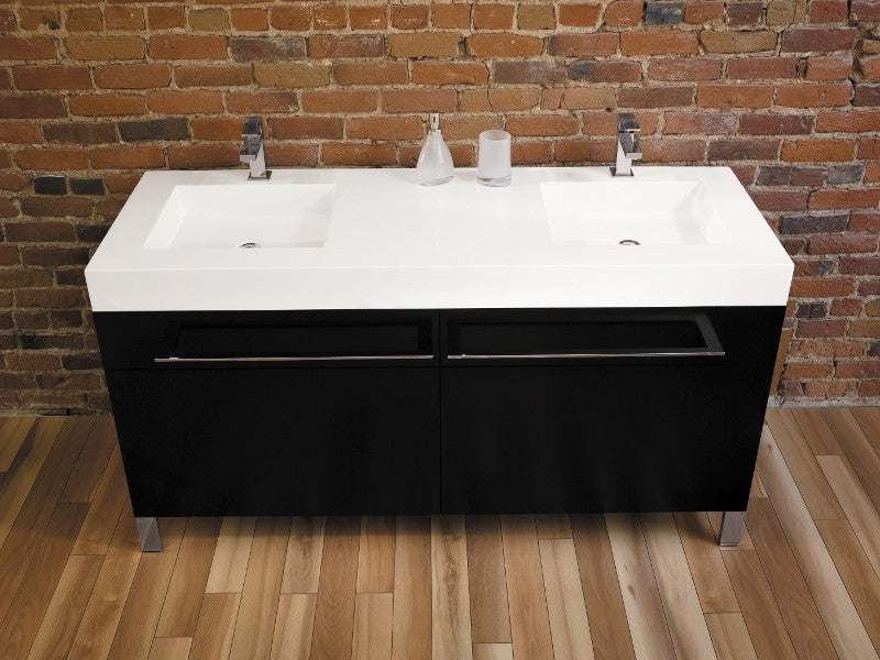 Neptune WISHS60-2-2x8PO White WISH S60-2in polymer sink 2 x 8in Drilled