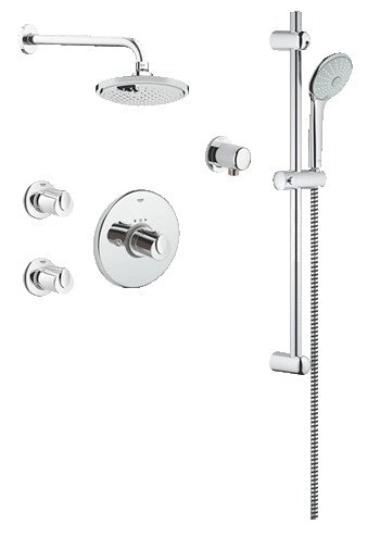 GROHE 117169 Basic THM dual function shower kit