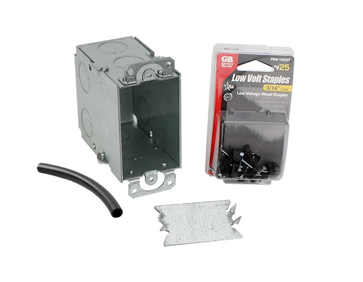 WarmlyYours Electrical Rough-in Kit Single Gang Box without Conduit