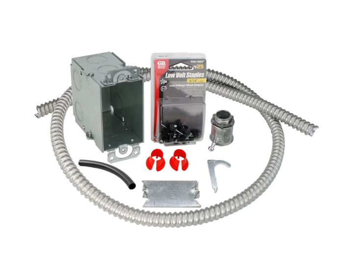 WarmlyYours Electrical Rough-in Kit Single Gang Box with Single Conduit