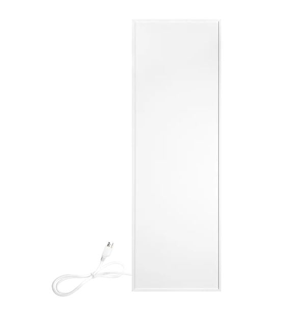 WarmlyYours Ember Flex Radiant Panel Heater - White - 300W - 35" x 12" - Dual Connection