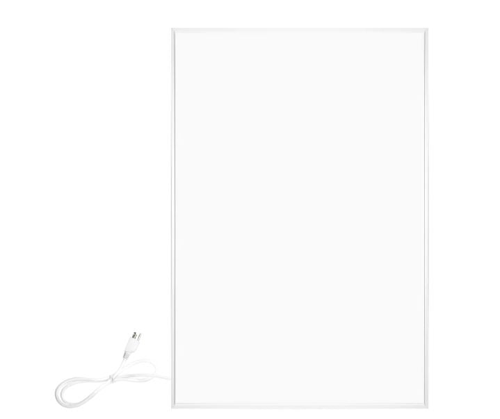 WarmlyYours Ember Flex Radiant Panel Heater - White - 500W - 35" x 24" - Dual Connection
