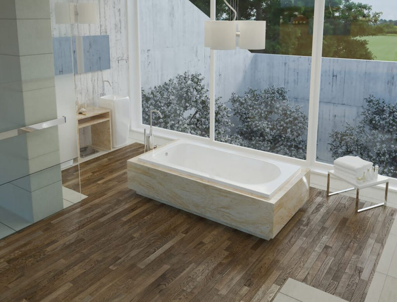 MIROLIN BO9428001 WHITE KALM 2" DROP IN BATH 8-PACK