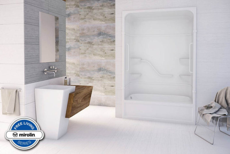 MIROLIN FPL16R1 WHITE FREE LIVING PARKER 16 T/S WHITE BARS