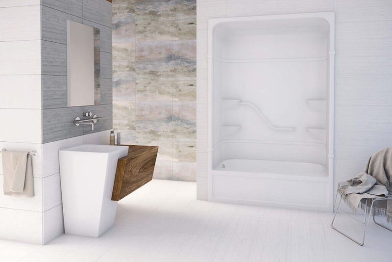 MIROLIN PT516L1 WHITE PARKER 16 TUB SHOWER