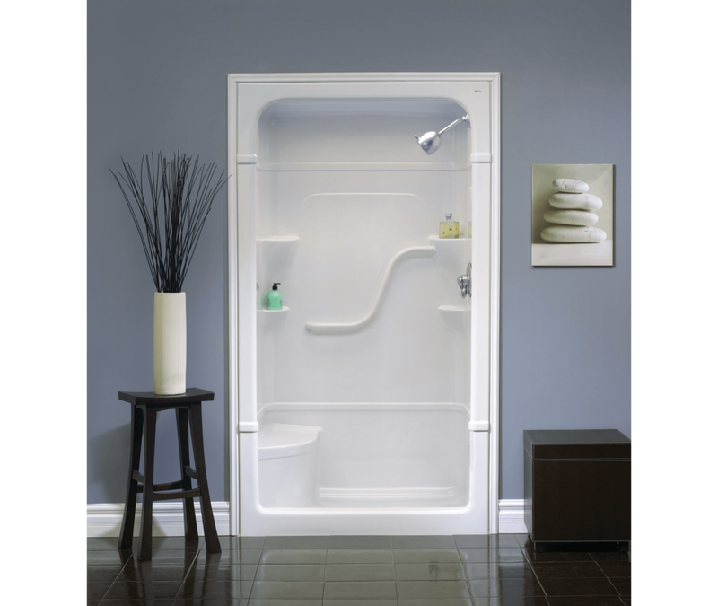 MIROLIN SH43R1 WHITE MADISON 4 MULTI SHOWER STALL