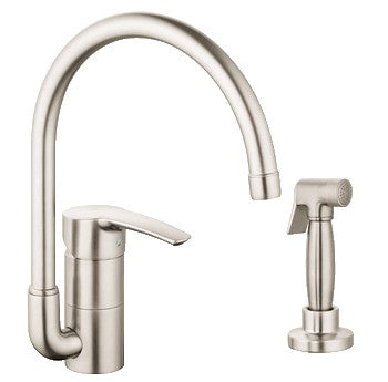 GROHE 33980 Eurostyle Kitchen Faucet w Metal Side Spray