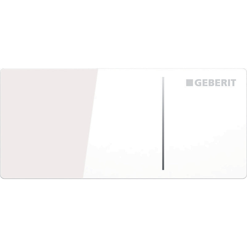 GEBERIT 115.635.SI.1 REMOTE FLUSH ACTUATION TYPE 70 FOR DUAL FLUSH FOR SIGMA CONCEALED CISTERN 8 CM WHITE GLASS