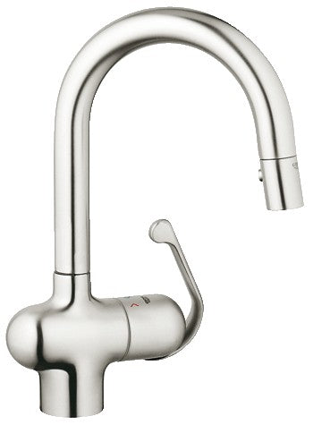 GROHE 32256 Ladylux Pro Prep Sink w Pull Down Spray