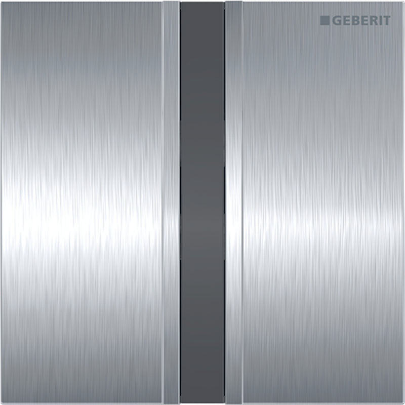 GEBERIT 116.036.GH.1 URINAL FLUSH CONTROL WITH COVER PLATE TYPE 50 CHROME-PLATED BRUSHED