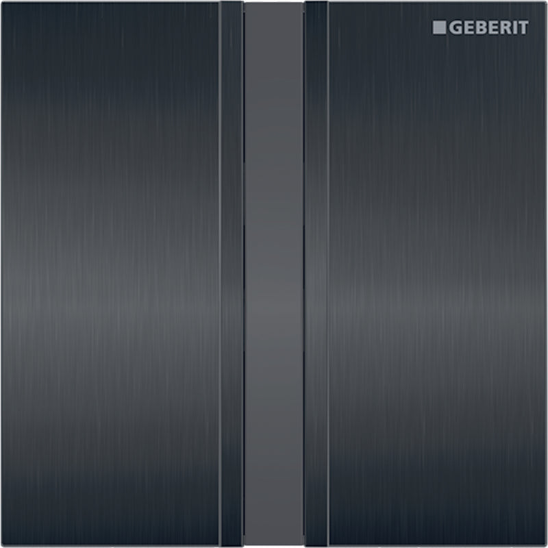 GEBERIT 116.036.QD.1 URINAL FLUSH CONTROL WITH COVER PLATE TYPE 50 BLACK CHROME