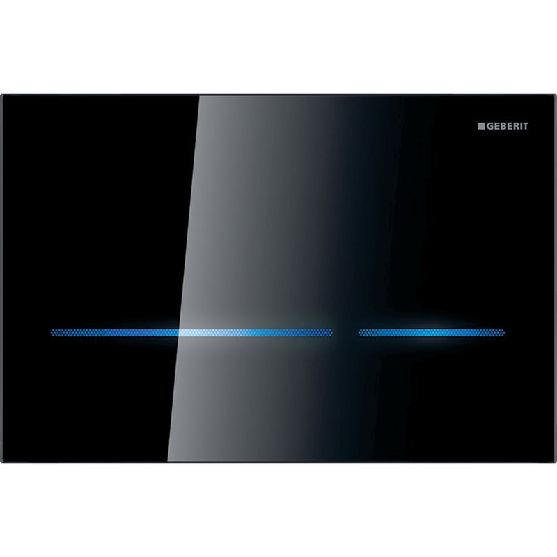GEBERIT 116.092.SG.6 WC FLUSH CONTROL WITH ELECTRONIC FLUSH ACTUATION MAINS OPERATION DUAL FLUSH SIGMA80 BLACK
