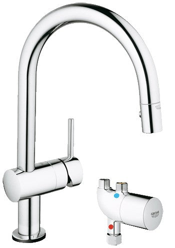 GROHE 31392 Minta Touch Kitchen Faucet wMicroTherm Unit