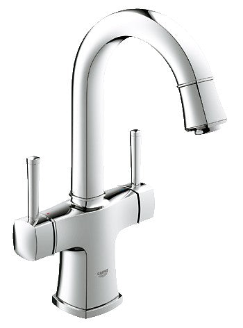 GROHE 21108 Grandera Lavatory Centerset High Spout Swivel Spout Chrome