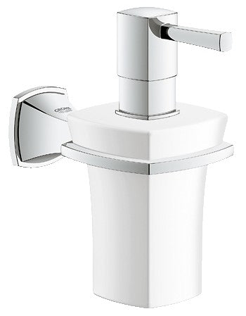 Grohe 40627 Grandera Ceramic Soap Dispenser with Holder