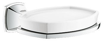 Grohe 40628 Grandera Ceramic Soap Dish with Holder