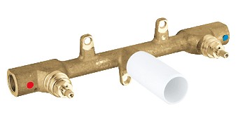 Grohe 33885 Non Rapido 3-Hole Wall Mount Faucet Rough-In Valve