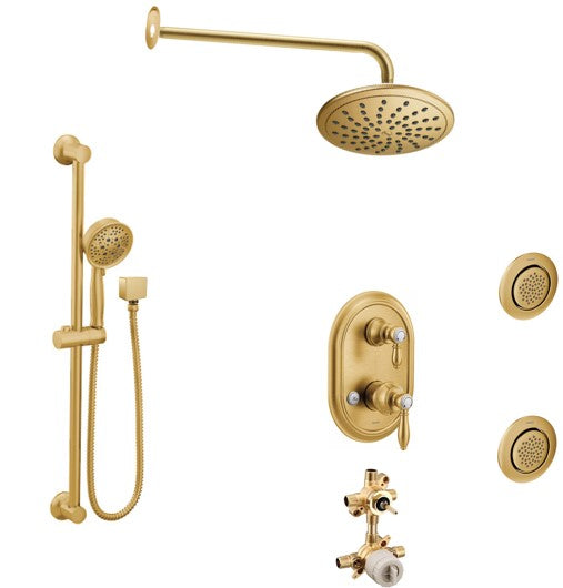 Moen Weymouth KIT535WE 3-way M-Core3 shower kit with built-in diverter - Sharing