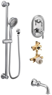 Moen Weymouth KIT424WE 2-way M-Core3 shower kit with built-in diverter - non Sharing
