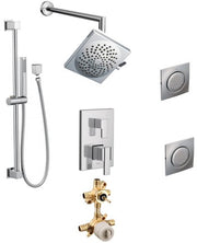 Moen 90 KIT535SQ 3-way M-Core3 shower kit with built-in diverter - Sharing