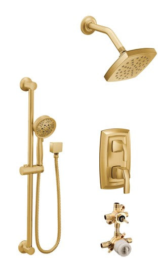 Moen Voss KIT423VS 2-way M-Core3 shower kit with built-in diverter - non Sharing