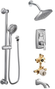 Moen Voss KIT534VS 3-way M-Core3 shower kit with built-in diverter - Sharing