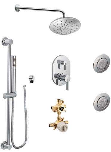 Moen Cia KIT535CI 3-way M-Core3 shower kit with built-in diverter - Sharing