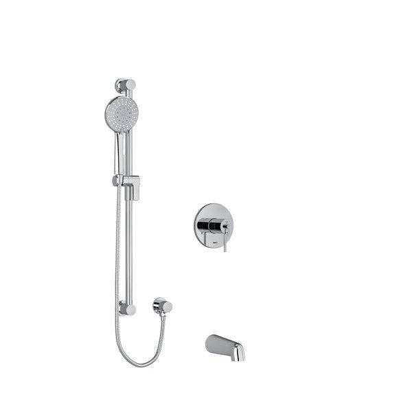 Riobel GS KIT1294GS Type T/P (thermostatic/pressure balance) ½" coaxial 2-way system with hand shower and shower head
