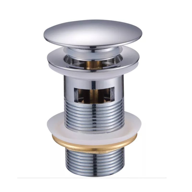 Virta Brass Freestanding Tub Drain with Overflow