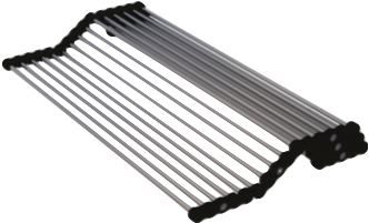 Zomodo Long length stainleStainless Steel steel roll-out mat/trivet
