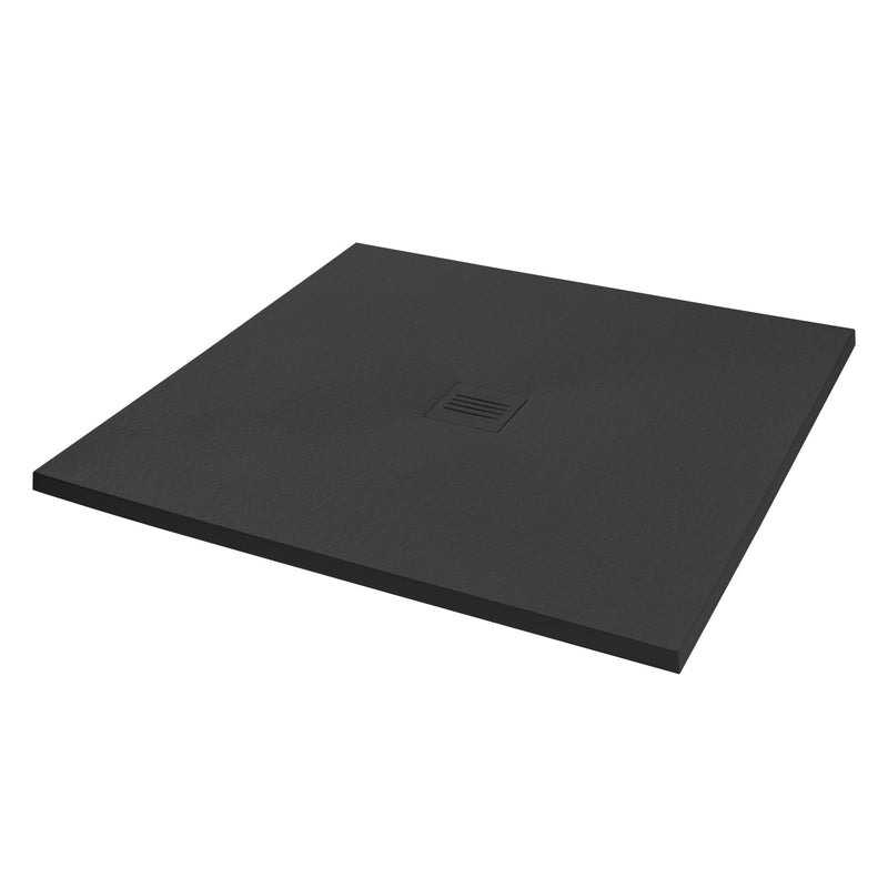 Empyrean Era 36" X 36" Stone Shower Base With Center Drain