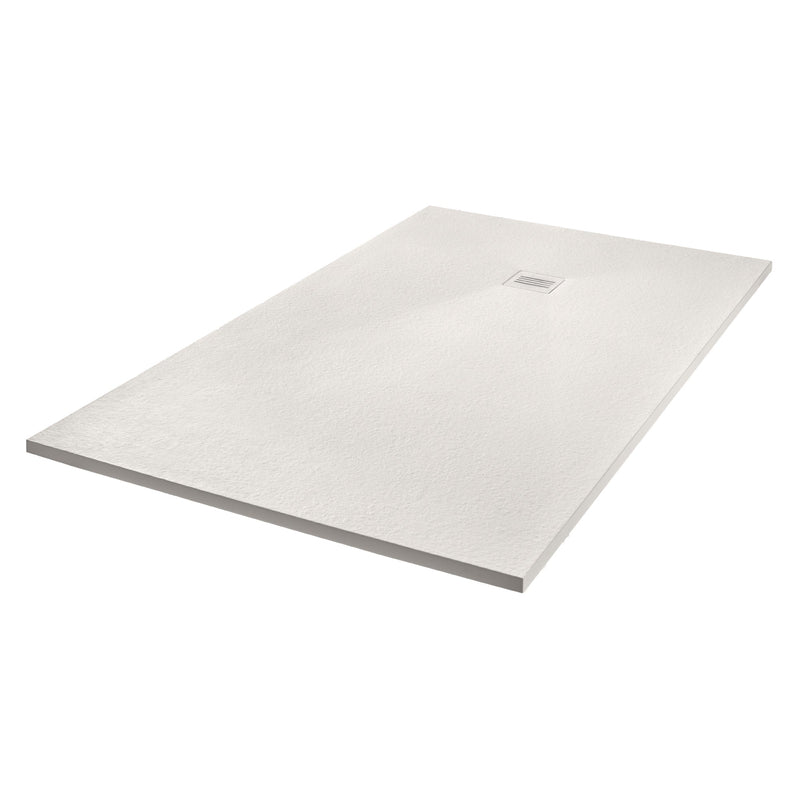 Empyrean Era 60" X 30" Stone Shower Base With Offset Drain