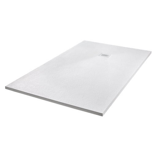 Empyrean Era 60" X 42" Stone Shower Base With Offset Drain