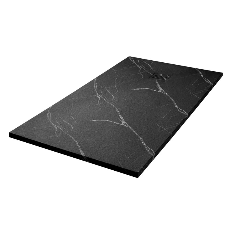 Empyrean Era 60" X 42" Stone Shower Base With Offset Drain