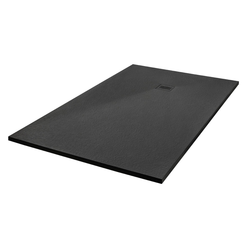 Empyrean Era 72" X 42" Stone Shower Base With Offset Drain