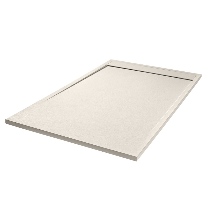 Empyrean Rio 60" X 32" Stone Showe Base With Linear Drain Cover