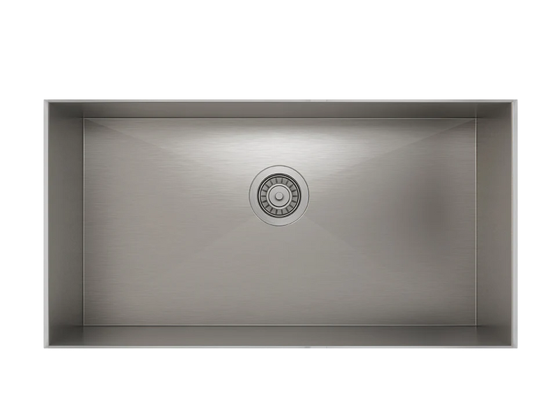 Prochef Single Bowl Undermont Kitchen Sink ProInox H0 Stainless Steel - 27" x 16 " x 8"