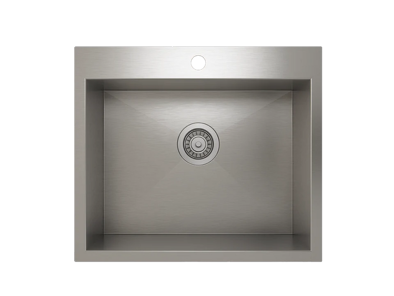 Prochef Single Bowl Topmount Kitchen Sink ProInox H75 Stainless Steel - 21" x 16 " x 9"
