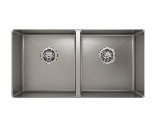 Prochef 50/50 Double Bowl undermount Kitchen Sink ProInox H75 Stainless Steel - 30" X 16" X 8"