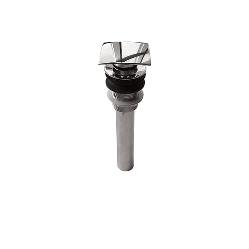 AQUABRASS 629 SQUARE POPUP DRAIN 1 1/4" NO OVERFLOW
