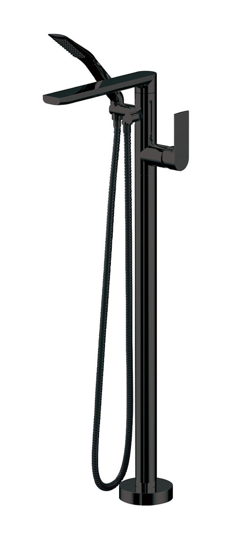 AQUABRASS 15084 TMR FLOORMOUNT TUB FILLER WITH HANDSHOWER