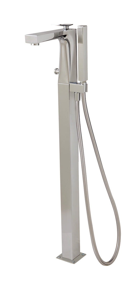 AQUABRASS 19N85 CHICANE FLOORMOUNT TUB FILLER