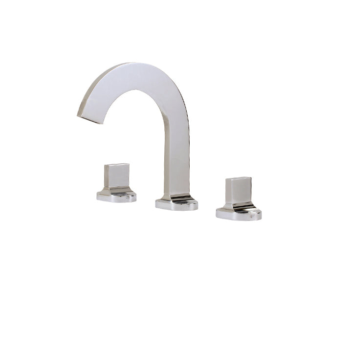 AQUABRASS 39516 CUT WIDESPREAD LAV. FAUCET 8"CC