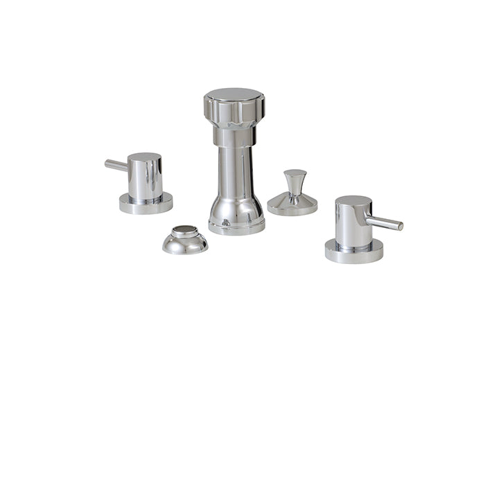 AQUABRASS X7526 XROUND 4 HOLE BIDET FAUCET