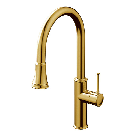 AQUABRASS 6845N MARGHERITA PULL-DOWN DUAL STREAM KITCHEN FAUCET