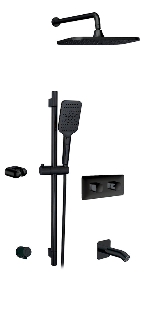 AQUABRASS INABOX 2 SHOWER FAUCET - 2 WAY SHARED - T12123 VALVE REQUIRED